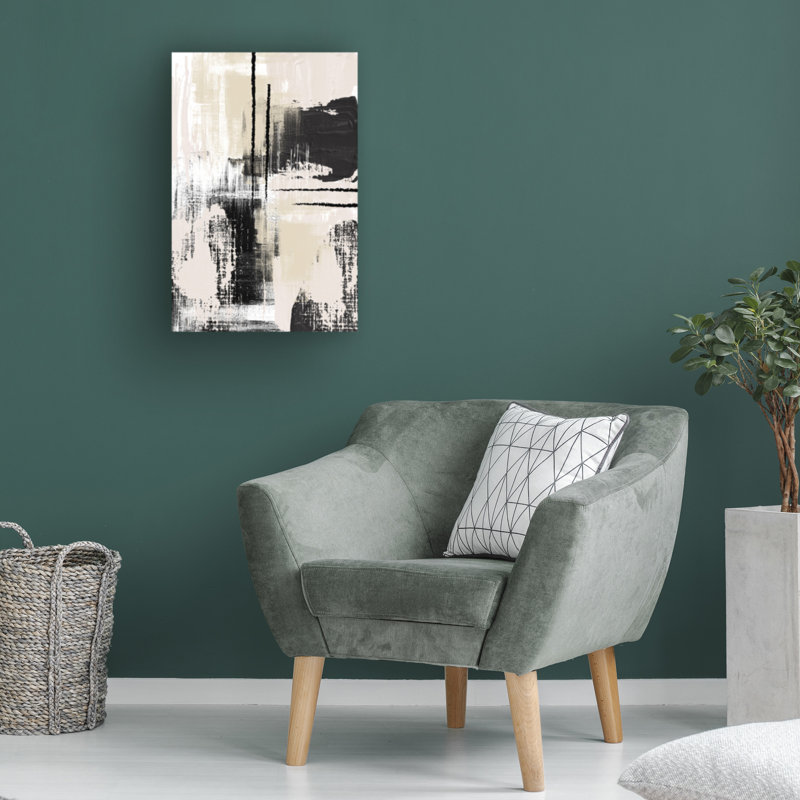 Soie bolognaise Ann Moss sur toile 1, H 19 po x l 12 po