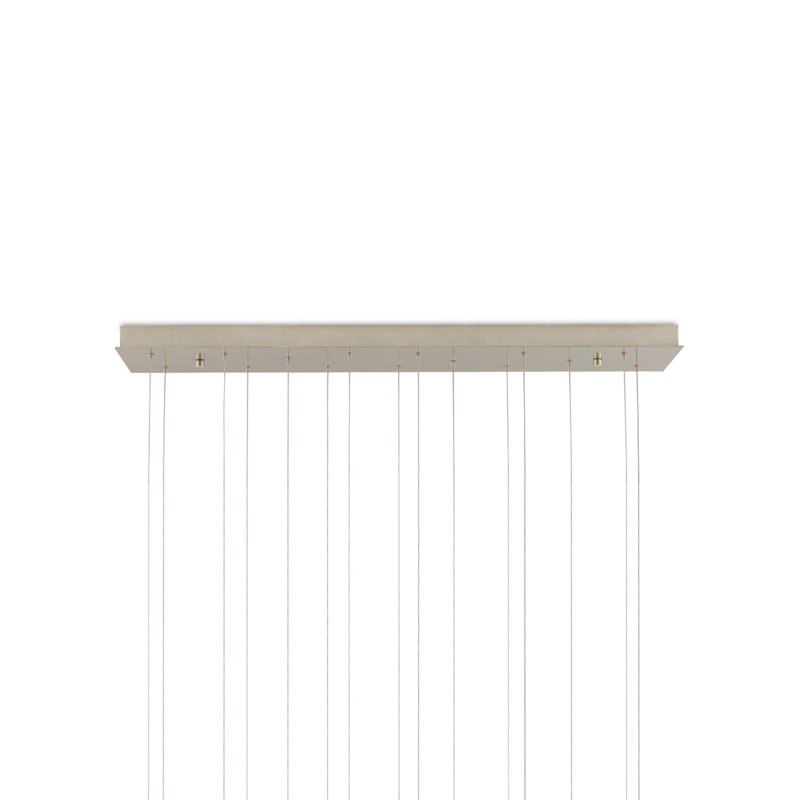 Luminaire suspendu linéaire à 15 lumières Posh
