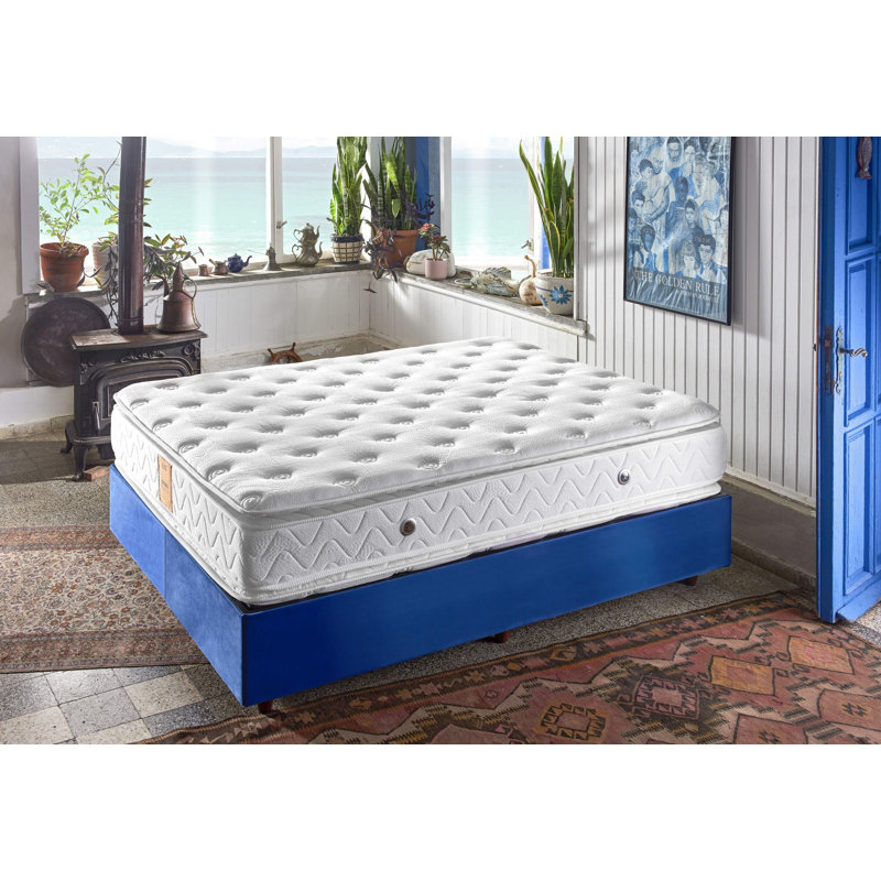 Matelas moyen en mousse East Urban Home Phenile, 63 po x 79 po