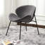Fauteuil d'appoint en velours Voletta-1375405643