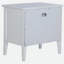 Talia White 1-drawer Nightstand