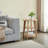 Round End Table, 3-Tier Side Table with Storage Shelf, Wood Nightstand for Living Room,Bedroom-1214319171