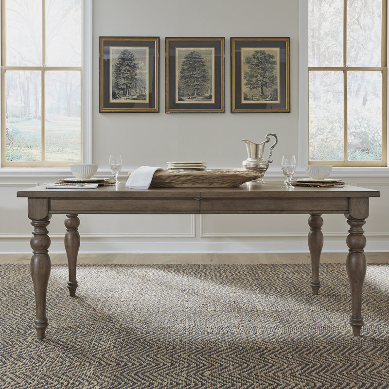 Aisja Rectangular Dining Table Set w/ 4 Upholstered Chairs