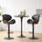 Modern Swivel Faux Leather Bar Stool-1578393038
