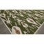 Rug & Kilim’S Contemporary Dhurrie Rug In Green With White & Pink Ikats Patterns