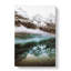 Oeschinen Lake in Switzerland in Abstract - Wrapped Canvas-55312813