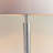 Folds 51.5Cm Silver Table Lamp Set