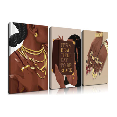 3 Piece Wrapped Canvas Set