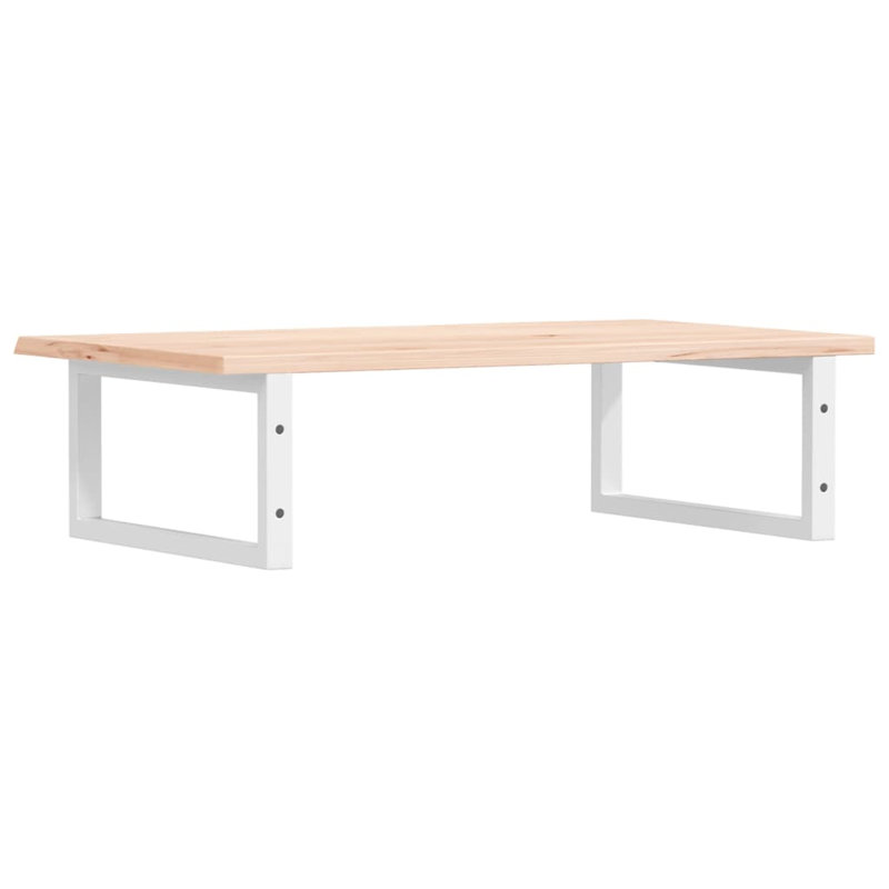 Arthel 80cm Solid Wood Bathroom Vanity Top, Oak/White