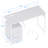 Kiere Reversible Writing Desk with 3-Tier Fabric Drawers,Home Office Desk with Built-in Power Outlets & Hook-320770147-277488660