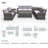 9 - Person Modular Patio Conversation Set with Cushions
