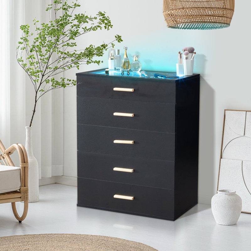 Commode Shianna, Noir