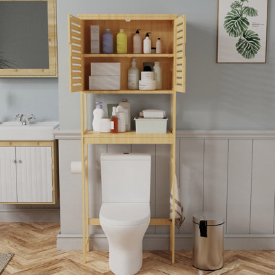 Franklintown Bamboo Over The Toilet Storage
