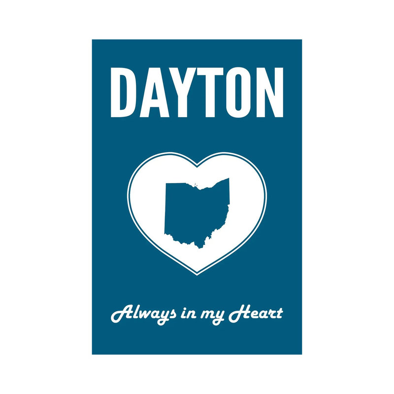 Dayton - Always In My Heart by Benton Park Prints - Wrapped Canvas Gallery-Wrapped Canvas Giclée, 20.32 cm H x 30.48 cm W