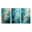 «Turquoise Tranquility», 3 pièces sur toile-745741297-745741262