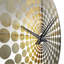 Winifrede - Horloge murale peinture abstraite-717245547