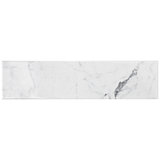 Classico Carrara 3" x 12" Ceramic Stone Look Subway Wall Tile