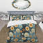 Mod Botanical Delight - Ensemble de housse de couette style Mid-Century - Microfibre de polyester-10812818