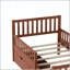 Full Size Wood Platform Bed with Storage Drawers and Safety Guardrails-2063419366-2063419365