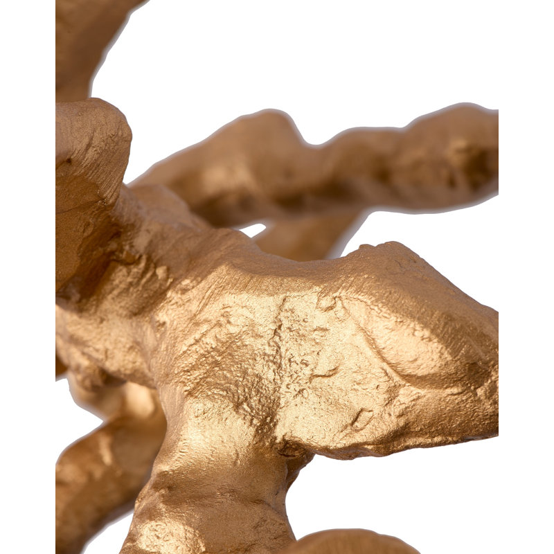 Alfrida Candle Holder Apple Tree Gold S