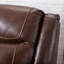 Finkbeiner 37.4'' Wide Classic Premium Genuine Leather Manual Zero Clearance Reclining Home Theatre(Set Of 2)