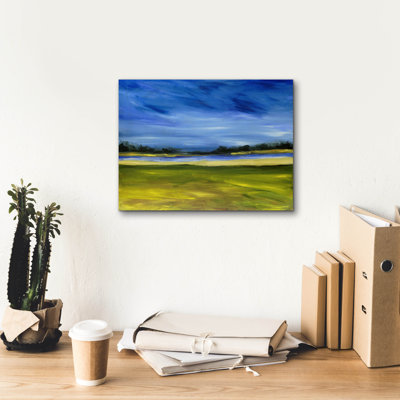  «Bright Marsh 3» par Erin McGee Ferrell, art mural sur toile, 16 po x 12 po