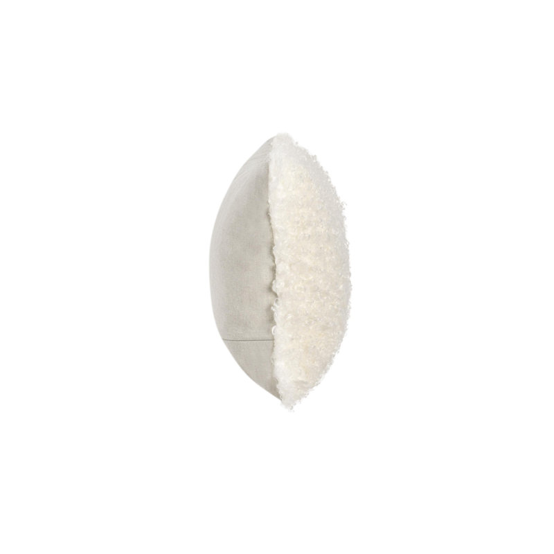 Carters 12x16 Fabric Ivory Throw Pillow, 12"H x 16"W