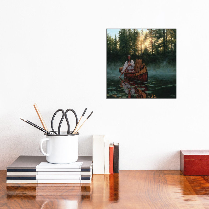 The Bark Gatherer by Joe Velazquez - Wrapped Canvas Print, 30.48 cm H x 30.48 cm W