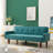 Upholstered 75 " Linen Sleeper Sofa Reclining