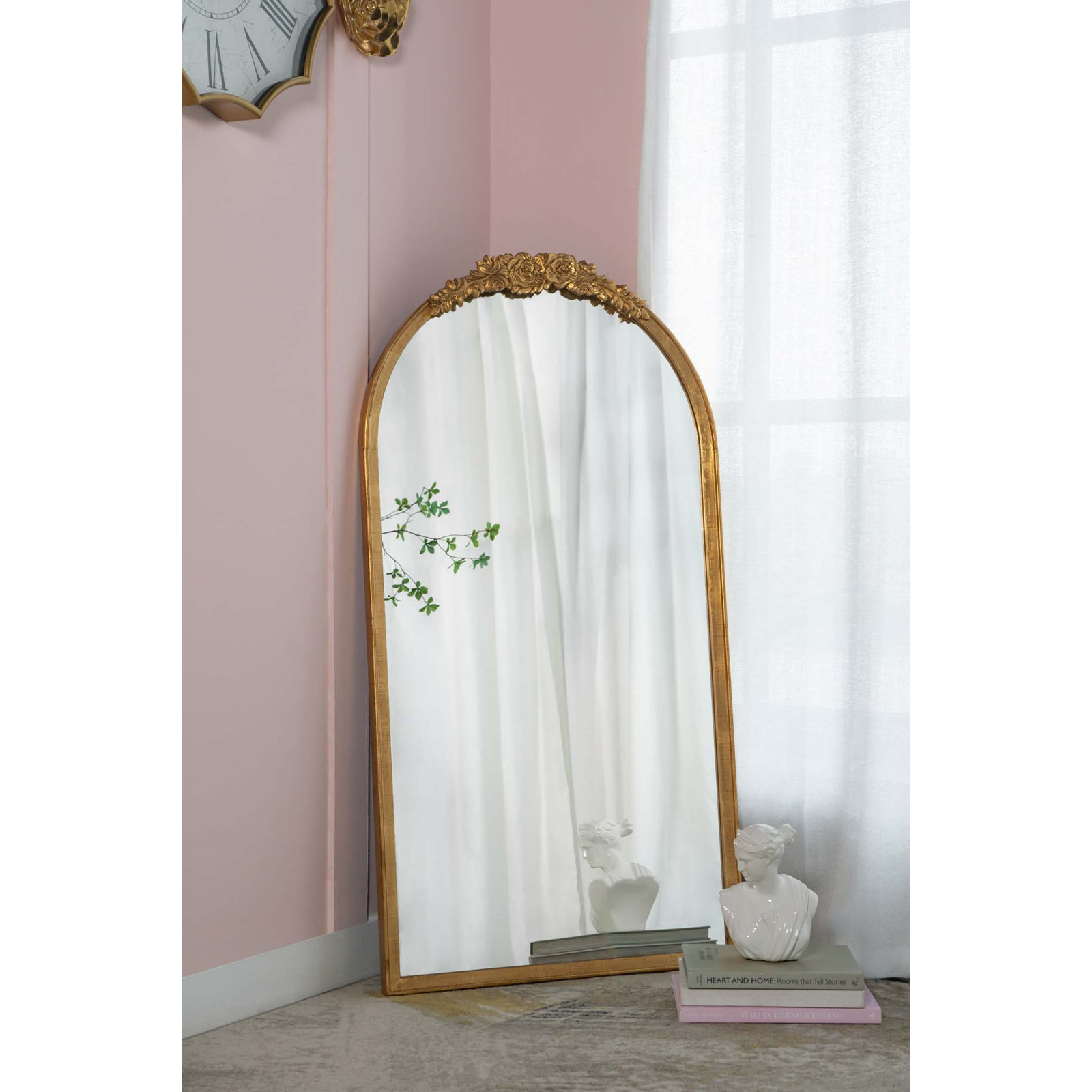 Langosta Mirror, Gold, 53"H x 27.5"W
