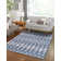 Blue Traliccio Indoor/Outdoor Trellis Rug