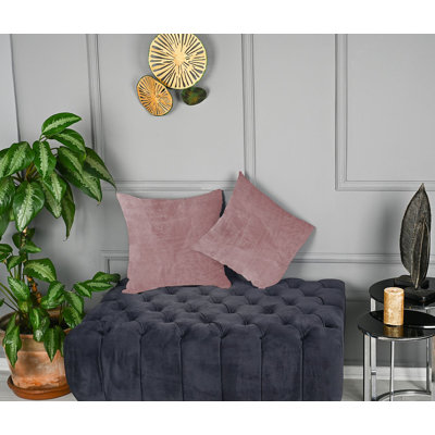 Matte Velvet Cushion Cover - 1 Pc