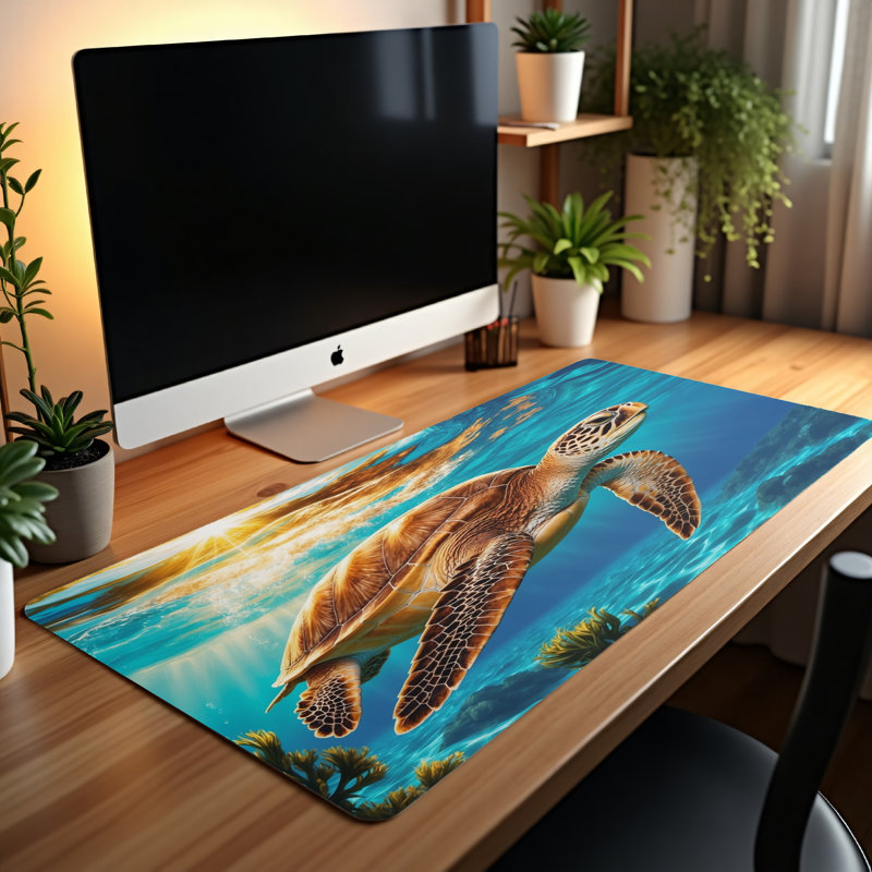 Polyester Desk Pad, 31.5x15.5
