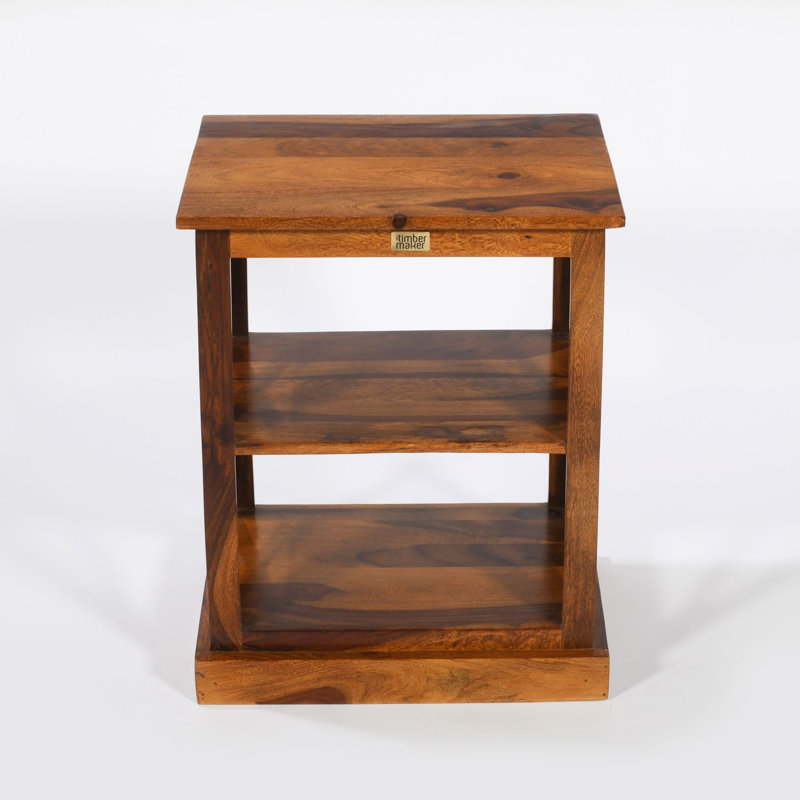 50cm W Solid Wood Bedside Table