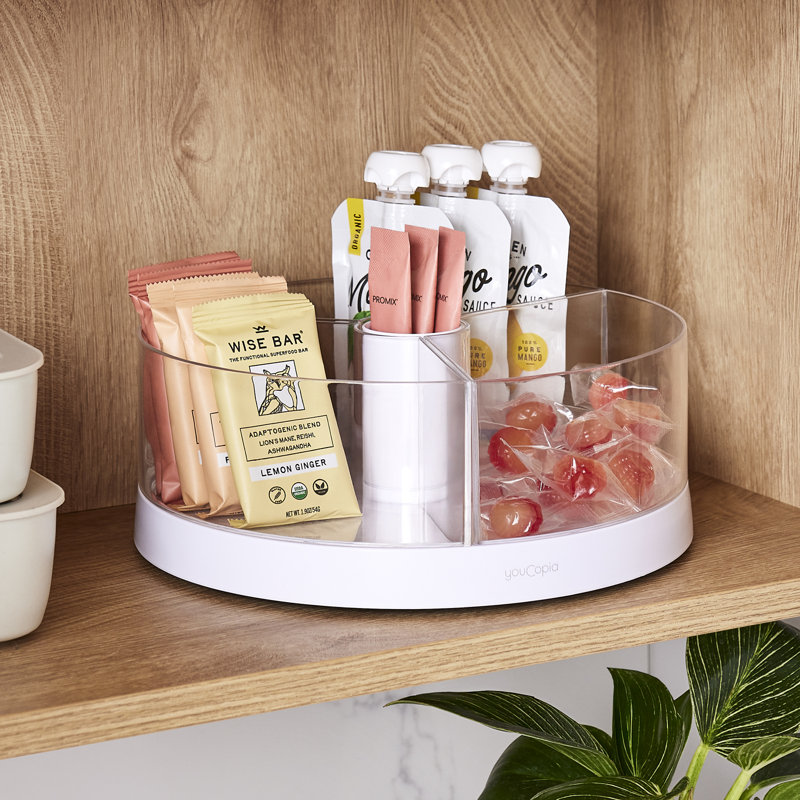 YouCopia SmoothSpin Turntable Organizer with 3 Bins