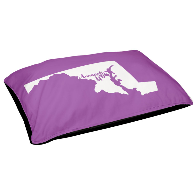 Coussin pour chien d’extérieur maryland annapolis, Petit (l 28 po x P 18 po x H 6 po), Violet