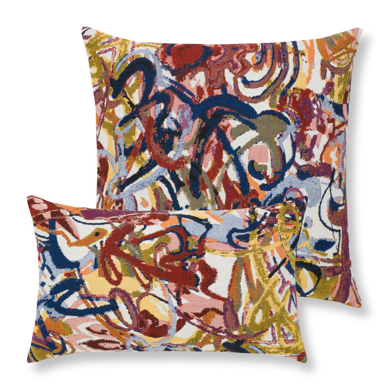 Graffiti Indoor/Outdoor Pillow Cover & Insert