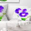 Coussin lombaire gentiana alpina floral