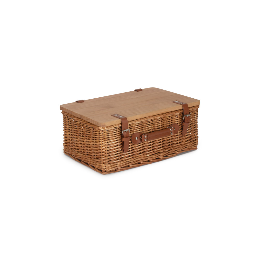 Wicker Gift or Storage Hamper Basket with Lid