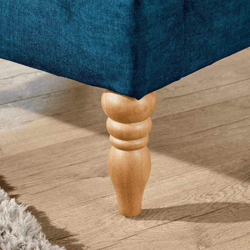 Helena Wingback Chair, Blue