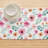 Rectangular Floral Cotton Twill Table Runner-2067210446