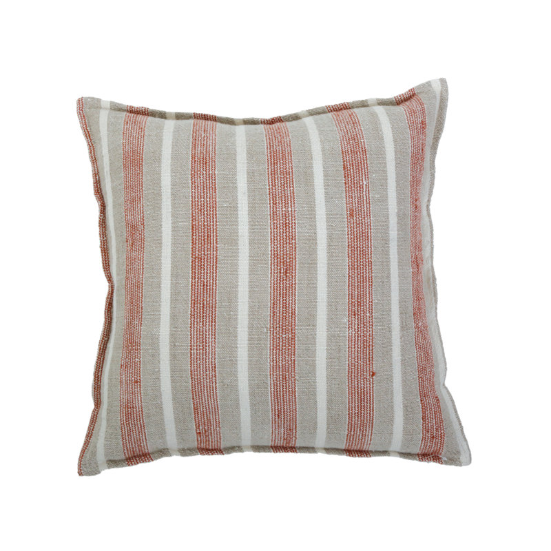 Housse et insert d'oreiller en lin Montecito, Carré, 20 po x 20 po