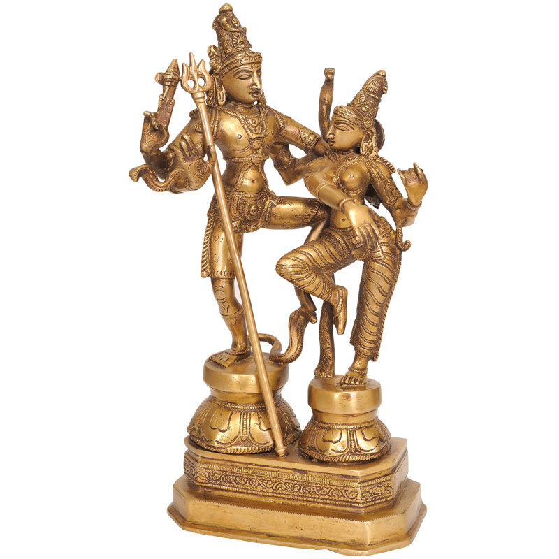 Figurine Shiva dansante et Parvati