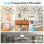 Lames de couleur 60 "à 6 vitesses avec ventilateur de plafond à DEL 60" à double face en argent et bois flottant 60 "-510173790-510173856