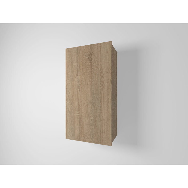 Duane Wall Bathroom Cabinet, Medium Brown