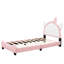 Base de lit plateforme 45,13 po avec tête de lit Heanor