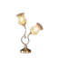 Lampe de table en métal or rose 18,75 "Trompette Glam
