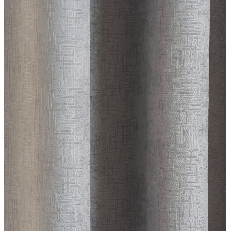 Biller Eyelet Thermal Light Reducing Curtain, Grey, 229cm Width x 183cm Drop