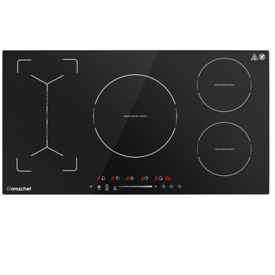 AMZCHEF 36" Black Electric Cooktop