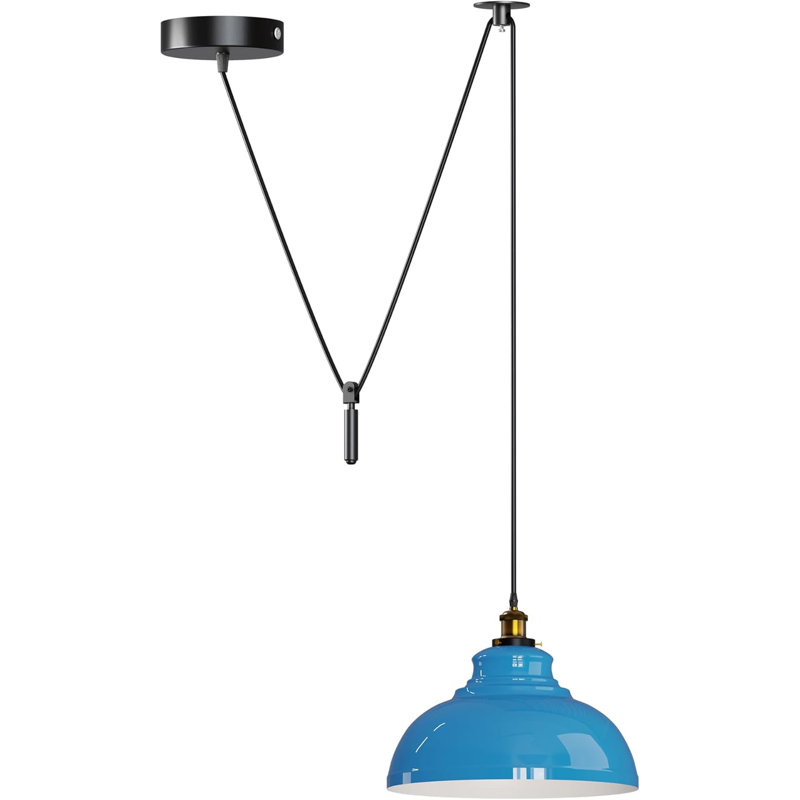 1 - Light Dome Pendant, Blue